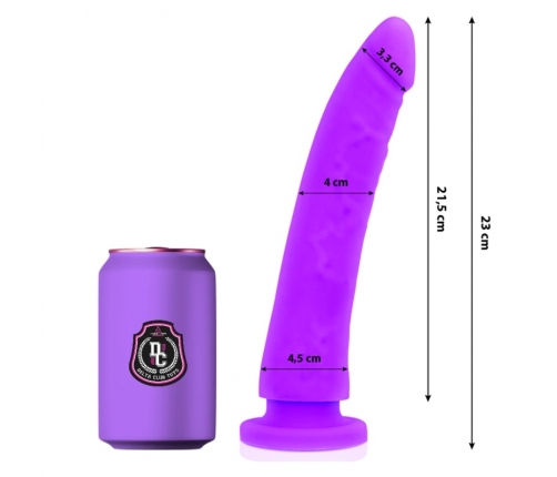 DELTACLUB Lilac Intimate Silicone Accessory 23cm x 4.5cm Medical Grade