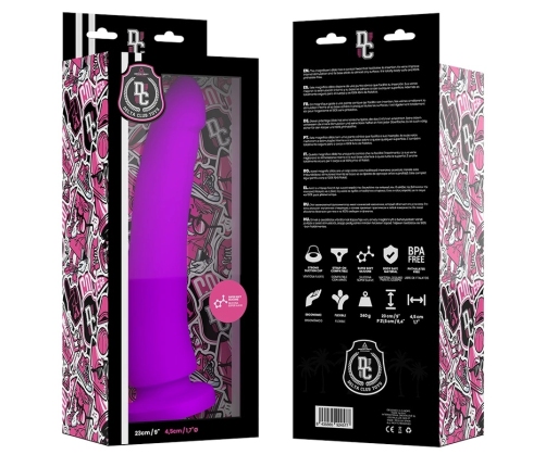 DELTACLUB Lilac Intimate Silicone Accessory 23cm x 4.5cm Medical Grade