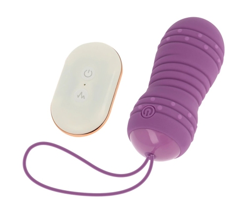 OHMAMA Remote Control Rotating Egg 7 Modes Silicone Purple 8cm