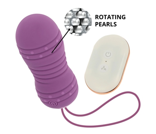 OHMAMA Remote Control Rotating Egg 7 Modes Silicone Purple 8cm