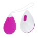 OHMAMA Textured Vibrating Egg 10 Modes Purple-White Compact Design