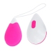 OHMAMA Textured Vibrating Egg 10 Modes Pink & White USB Rechargeable