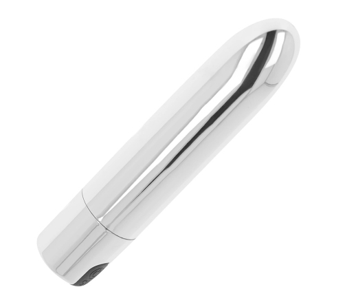 OHMAMA Silver Intimate Stimulation Bullet 9.5 cm USB Rechargeable