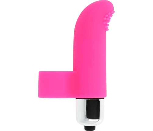 OHMAMA Textured Finger Vibrator 8 cm - Soft Silicone, Powerful Motor