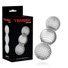 Jamyjob Tensek 2 Transparent Intimate Device Soft Spiral Texture Jamyjob Tensek 2 Transparent Intimate Device Soft Spiral Texture