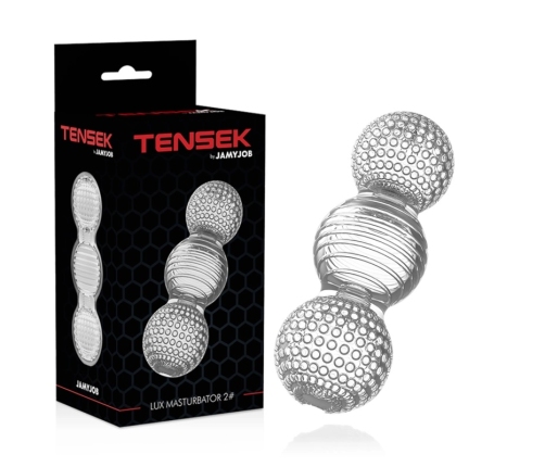 Jamyjob Tensek 2 Transparent Intimate Device Soft Spiral Texture