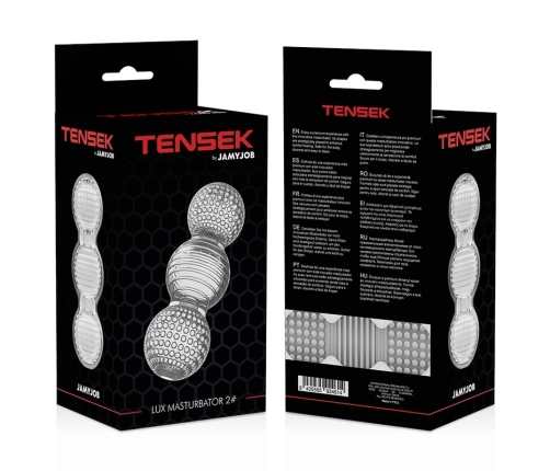 Jamyjob Tensek 2 Transparent Intimate Device Soft Spiral Texture