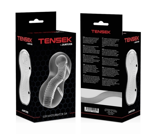 Jamyjob Tensek 3 Transparent Intimate Device - Advanced Textured System