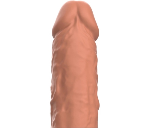 VirilXL Liquid Silicone V3 Extension Sleeve Brown 8.5cm Medical-Grade