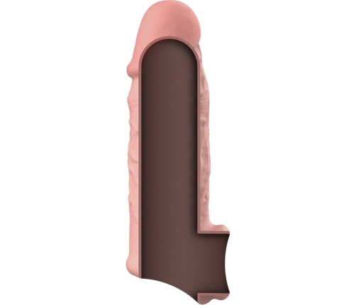 VirilXL Liquid Silicone V7 Extension Sleeve with Adjustable Fit 11cm