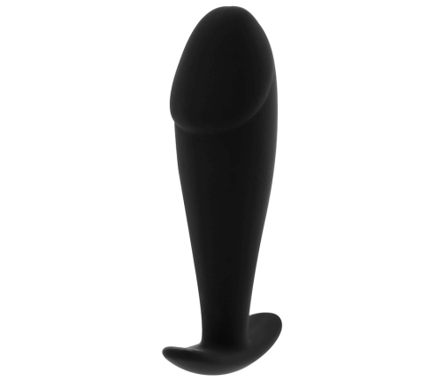 OHMAMA Silicone Intimate Plug 10cm - Medical Grade, Ergonomic Black