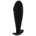 OHMAMA Silicone Intimate Plug 10cm - Medical Grade, Ergonomic Black