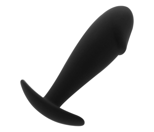 OHMAMA Silicone Intimate Plug 10cm - Medical Grade, Ergonomic Black