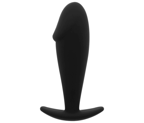 OHMAMA Silicone Intimate Plug 10cm - Medical Grade, Ergonomic Black