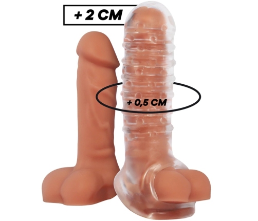 VirilXL V15 Transparent Extension Sheath - Adjustable Intimate Enhancer