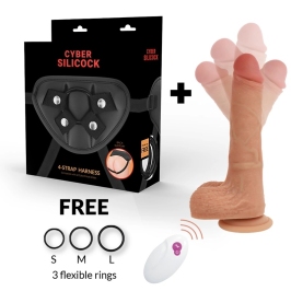 CYBER SILICOCK Mr Rick Remote-Controlled Intimate Machine Set, 20.9cm, Black CYBER SILICOCK Mr Rick Remote-Controlled Intimate Machine Set, 20.9cm, Black