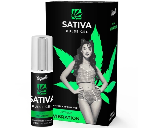 Coquette Chic Desire Pulse Gel Sativa Extreme Vibration 6ml Vegan Formula