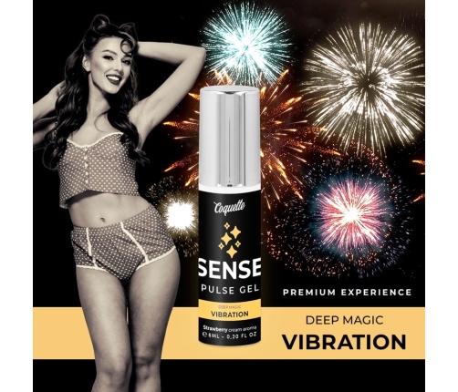 Coquette Chic Desire Pulse Gel Strawberry Vibration Premium 6ml