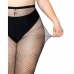 Leg Avenue Plus Size Fishnet Pantyhose - Classic Black Mesh Design