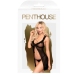 Penthouse Babydoll After Sunset Black S/M - Elegant Lace Lingerie Set