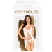 Penthouse Babydoll After Sunset White S/M - Elegant Lace Lingerie Set