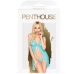 Penthouse After Sunset Babydoll Blue L/XL - Elegant Lace Nightwear Set