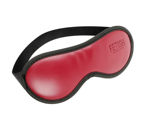 Fetish Submissive Vegan Leather Mask with Neoprene Lining, Adjustable Fit