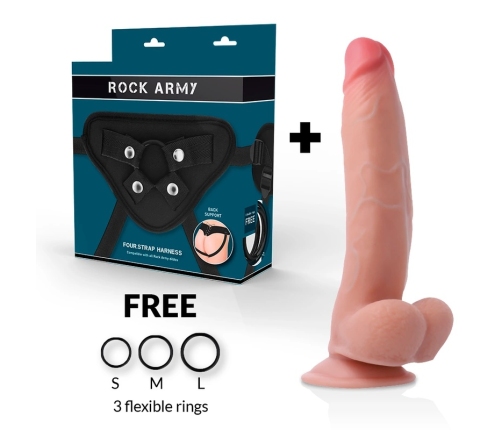 RockArmy Dual Density Leopard 23cm System with Adjustable Harness Set