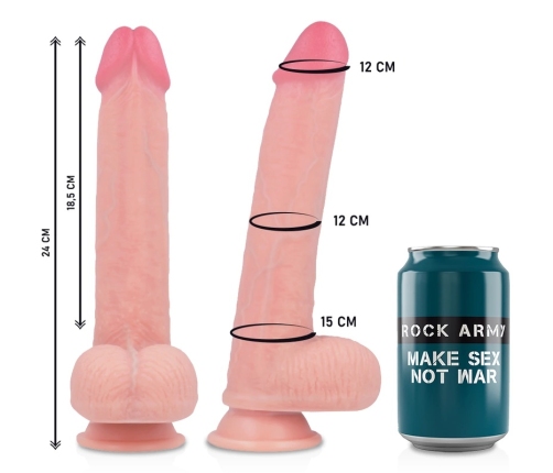 RockArmy Kingcobra Liquid Silicone System 24cm with Premium Harness Set