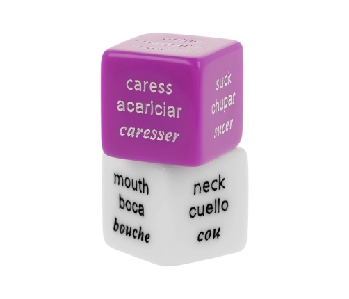 COVERME Intimate Dice Game Multilingual Set with Satin Pouch 2cm