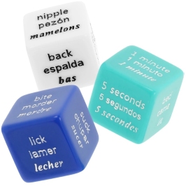 WATERFEEL Sensual Dice Game - Multilingual Set with Satin Pouch, 2cm WATERFEEL Sensual Dice Game - Multilingual Set with Satin Pouch, 2cm