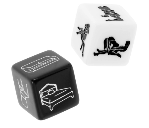 Fetish Submissive Dice Set - Playful Scenario & Location Selector, Resin