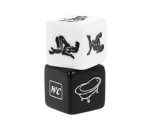 Fetish Submissive Dice Set - Playful Scenario & Location Selector, Resin