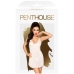 Penthouse Casual Seduction Babydoll White S/M - Elegant Lace Lingerie Set