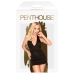 Penthouse Earth Shaker Mini Dress Black L/XL - Halter Neck, Elegant Design