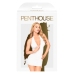 Penthouse Earth Shaker Mini Dress White L/XL - Elegant Halter Design