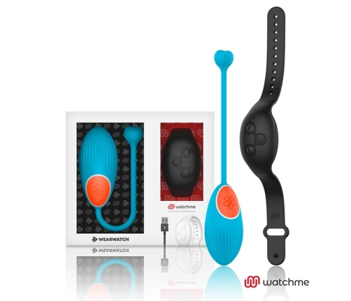 WEARWATCH AD EGG Blue - Remote-Controlled Intimate Device, Waterproof, 7 Modes