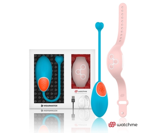 WEARWATCH Egg Blue/Pink - Intimate Device with WATCHME Remote, 7 Modes