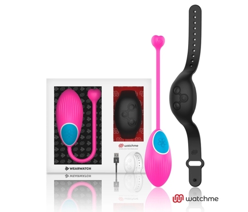 WEARWATCH WatchMe Technology Remote Control Intimate Egg Fuchsia/Jet