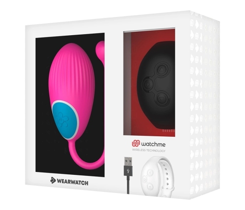 WEARWATCH WatchMe Technology Remote Control Intimate Egg Fuchsia/Jet