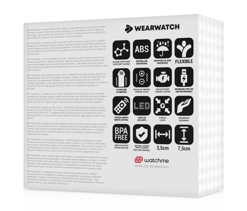 WEARWATCH Egg Remote Intimate Device - Snow Blue, Waterproof, WatchME Control