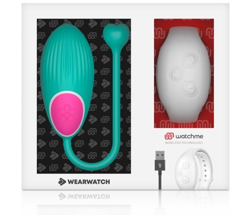 WEARWATCH Egg Remote Intimate Device - Snow Blue, Waterproof, WatchME Control
