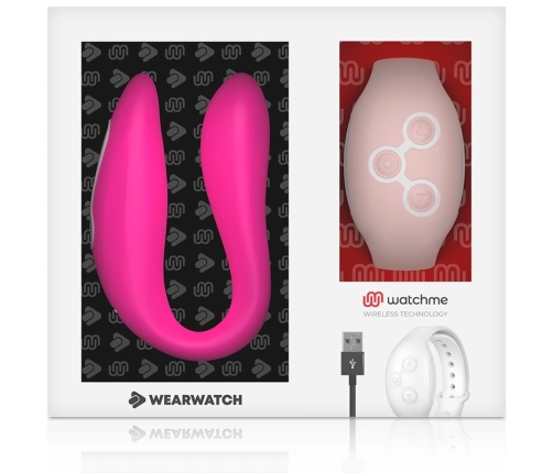WEARWATCH Dual Technology Intimate Device Fuchsia/Pink, WATCHME Remote