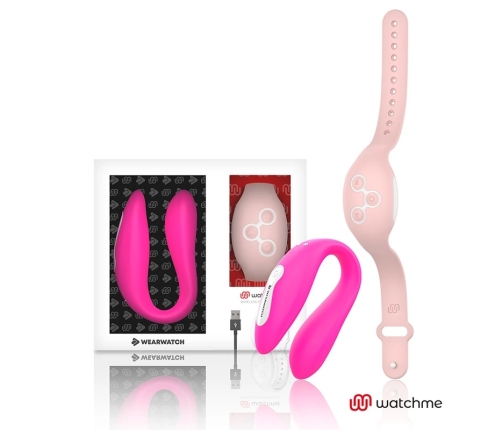 WEARWATCH Dual Technology Intimate Device Fuchsia/Pink, WATCHME Remote