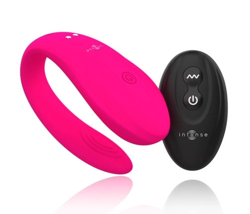 Intense Bruno Partner Double Motor Pink - Remote Control Silicone Device