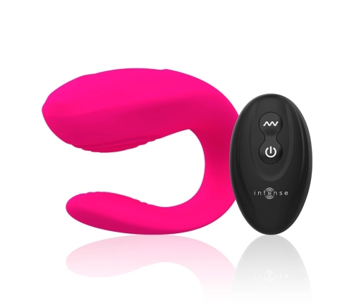 Intense Bruno Partner Double Motor Pink - Remote Control Silicone Device