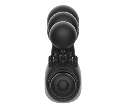 Addicted Toys Vibrating Prostate Massager Anatomical Silicone Black 11cm