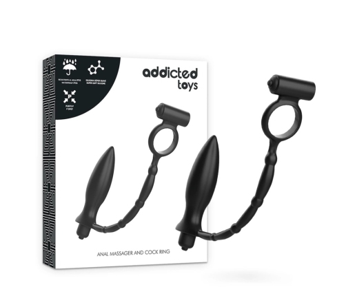 ADDICTED TOYS - PLUG ANAL CON ANILLO VIBRADOR