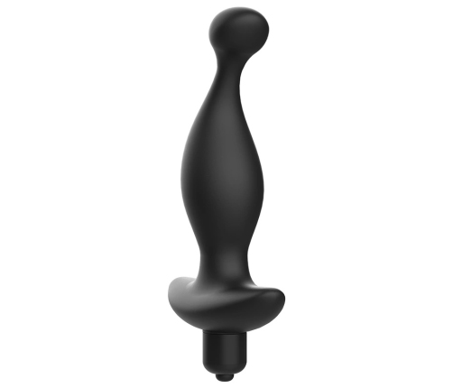 Addicted Toys Model 1 Intimate Black Vibrating Silicone Massager 8x1.5cm