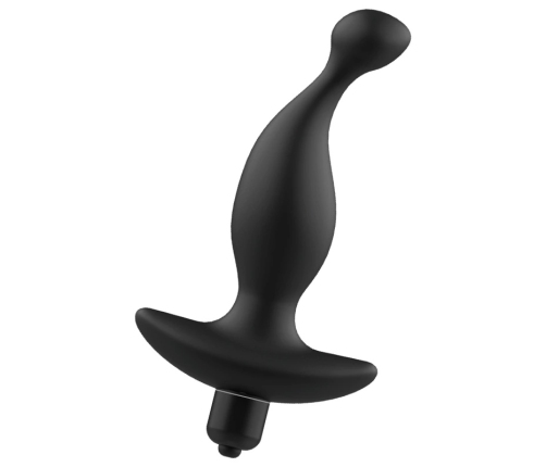 Addicted Toys Model 1 Intimate Black Vibrating Silicone Massager 8x1.5cm